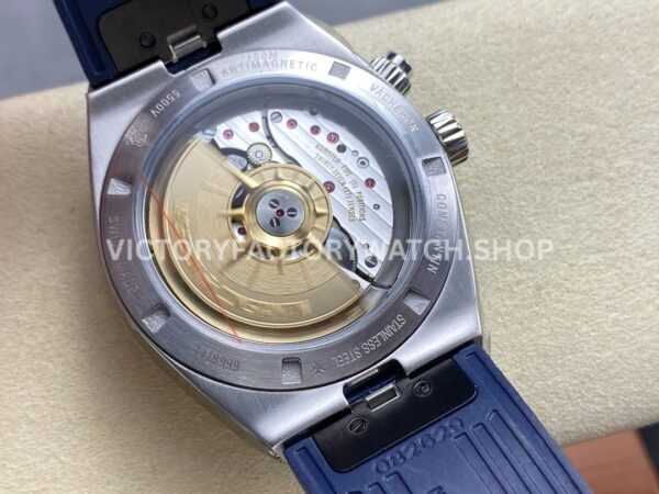 GR Factory Vacheron Constantin Overseas Dual Time 7900V-110A-B334 41mm Steel (8) GR Factory Vacheron Constantin Overseas Dual Time 7900V/110A-B334 41mm Steel Rubber Strap Blue Dial