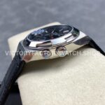 GR Factory Vacheron Constantin Overseas Dual Time 7900V-110A-B546 41mm Ste (5) GR Factory Vacheron Constantin Overseas Dual Time 7900V/110A-B546 41mm Steel Leather Strap Black Dial