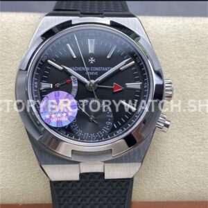 GR Factory Vacheron Constantin Overseas Dual Time 7900V 110A B546 41mm steel rubber strap black dial replica watch