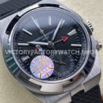 GR Factory Vacheron Constantin Overseas Dual Time 7900V-110A-B546 41mm Stee (9) GR Factory Vacheron Constantin Overseas Dual Time 7900V/110A-B546 41mm Steel Rubber Strap Black Dial