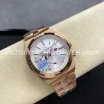 GR Factory Vacheron Constantin Overseas Dual Time 7900V/000R-B336 41mm Full Rose Gold Silver Dial