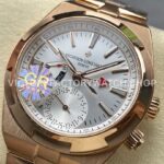 GR Factory Vacheron Constantin Overseas Dual Time 7900V/000R-B336 41mm Full Rose Gold Silver Dial