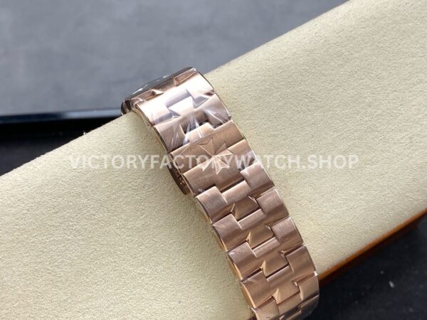GR Factory Vacheron Constantin Overseas Dual Time 7900V/000R-B336 41mm Full Rose Gold Silver Dial