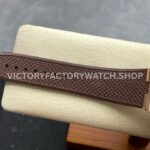 GR Factory Vacheron Constantin Overseas Dual Time 7900V000R-B336 41mm Rose Gold ( GR Factory Vacheron Constantin Overseas Dual Time 7900V/000R-B336 41mm Rose Gold Brown Rubber Strap Silver Dial