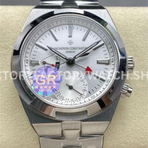 GR Factory Vacheron Constantin Overseas Dual Time 7900V110A-B333 41mm Full Steel Si (4) GR Factory Vacheron Constantin Overseas Dual Time 7900V 110A B333 41mm full steel silver dial replica watch