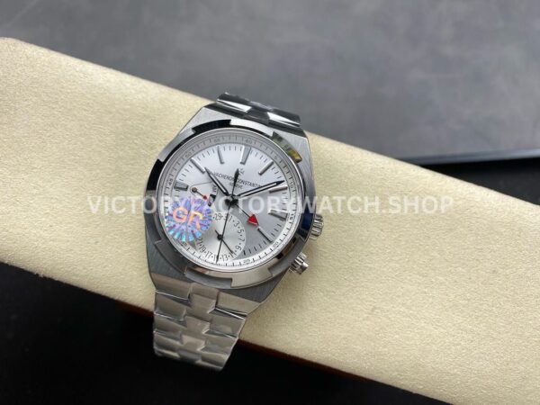 GR Factory Vacheron Constantin Overseas Dual Time 7900V/110A-B333 41mm Full Steel Silver Dial