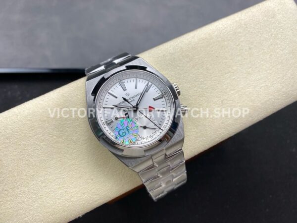 GR Factory Vacheron Constantin Overseas Dual Time 7900V/110A-B333 41mm Full Steel Silver Dial
