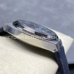 GR Factory Vacheron Constantin Overseas Dual Time 7910V000T-B922 41mm (3) GR Factory Vacheron Constantin Overseas Dual Time 7910V/000T-B922 41mm Titanium Canvas Strap Gray Blue Dial