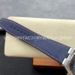GR Factory Vacheron Constantin Overseas Dual Time 7910V000T-B922 41mm (6) GR Factory Vacheron Constantin Overseas Dual Time 7910V/000T-B922 41mm Titanium Canvas Strap Gray Blue Dial