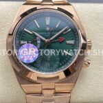 GR Factory Vacheron Constantin Overseas Dual Time 7920V 210R B965 41mm full rose gold green dial replica watch