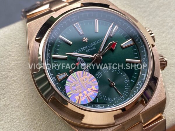 GR Factory Vacheron Constantin Overseas Dual Time 7920V/210R-B965 41mm Full Rose Gold Green Dial