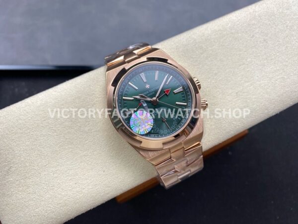 GR Factory Vacheron Constantin Overseas Dual Time 7920V/210R-B965 41mm Full Rose Gold Green Dial