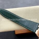 GR Factory Vacheron Constantin Overseas Dual Time 7920V/210R-B965 41mm Rose Gold Leather Strap Green Dial