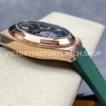GR Factory Vacheron Constantin Overseas Dual Time 7920V/210R-B965 41mm Rose Gold Rubber Strap Green Dial