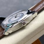 GR Factory Vacheron Constantin Quai de l'Ile 4500S000A-B195 41 (4) GR Factory Vacheron Constantin Quai de l'Ile 4500S/000A-B195 41mm Steel Brown Leather Strap Arabic Numerals Silver Dial