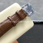 GR Factory Vacheron Constantin Quai de l'Ile 4500S000A-B195 41 (6) GR Factory Vacheron Constantin Quai de l'Ile 4500S/000A-B195 41mm Steel Brown Leather Strap Arabic Numerals Silver Dial