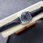 GR Factory Vacheron Constantin Quai de l'Ile 4500S000A-B196 41mm Stee (4) GR Factory Vacheron Constantin Quai de l'Ile 4500S/000A-B196 41mm Steel Leather Strap Arabic Numerals Black Dial
