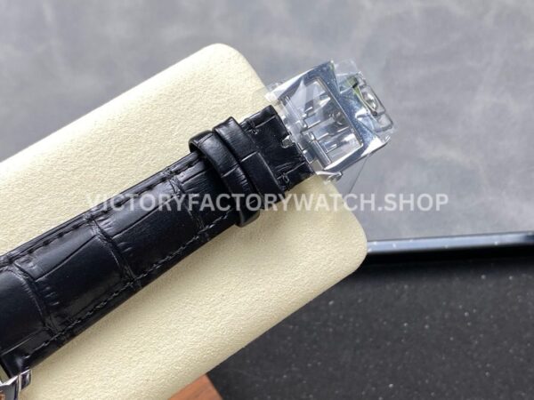 GR Factory Vacheron Constantin Quai de l'Ile 4500S000A-B196 41mm Stee GR Factory Vacheron Constantin Quai de l'Ile 4500S/000A-B196 41mm Steel Leather Strap Arabic Numerals Black Dial