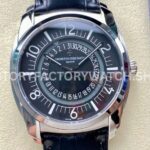 GR Factory Vacheron Constantin Quai de l'Ile 4500S000A-B196 41mm Stee (7) GR Factory Vacheron Constantin Quai de l’Ile 4500S 000A B196 41mm steel leather strap Arabic numerals black dial replica watch