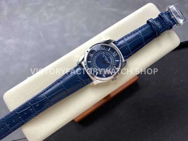 GR Factory Vacheron Constantin Quai de l'Ile 4500S000A-B364 41mm Steel (4) GR Factory Vacheron Constantin Quai de l'Ile 4500S/000A-B364 41mm Steel Leather Strap Arabic Numerals Blue Dial