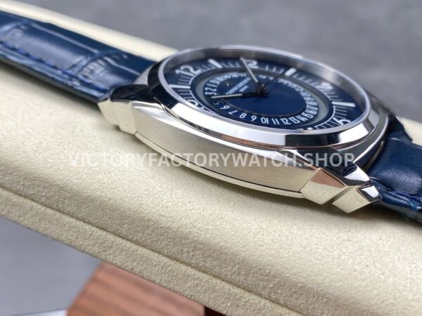 GR Factory Vacheron Constantin Quai de l'Ile 4500S000A-B364 41mm Steel (5) GR Factory Vacheron Constantin Quai de l'Ile 4500S/000A-B364 41mm Steel Leather Strap Arabic Numerals Blue Dial