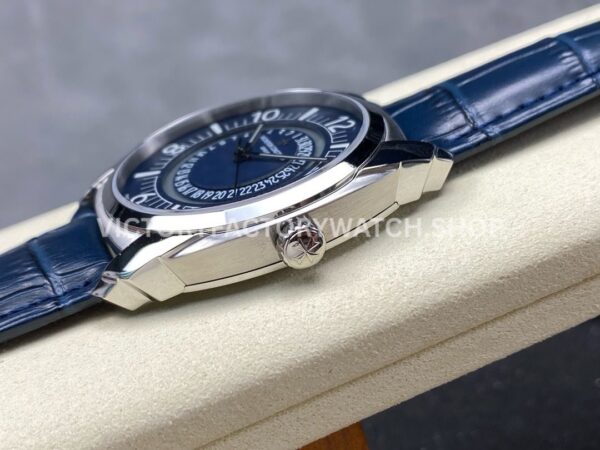 GR Factory Vacheron Constantin Quai de l'Ile 4500S000A-B364 41mm Steel (7) GR Factory Vacheron Constantin Quai de l'Ile 4500S/000A-B364 41mm Steel Leather Strap Arabic Numerals Blue Dial
