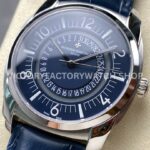 GR Factory Vacheron Constantin Quai de l'Ile 4500S000A-B364 41mm Steel (8) GR Factory Vacheron Constantin Quai de l'Ile 4500S/000A-B364 41mm Steel Leather Strap Arabic Numerals Blue Dial
