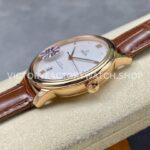 GT Factory Omega De Ville Co-Axial 434.53.40.20.02.001 40mm Rose Gold Leather (6) GT Factory Omega De Ville Co-Axial 434.53.40.20.02.001 40mm Rose Gold Leather Strap Rose Gold Point Roman Number Silver Pupil Dial