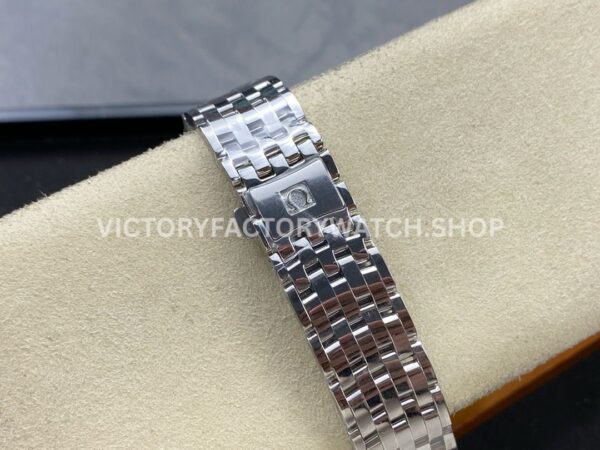 GT Factory Omega De Ville Prestige 424.10.40.20.01.001 39.5mm Full Steel Roman Number Black Dial (7) GT Factory Omega De Ville Prestige 424.10.40.20.01.001 39.5mm Full Steel Roman Number Black Dial
