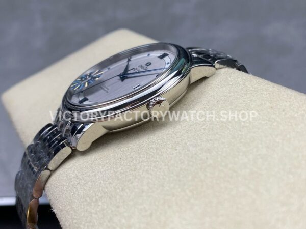 GT Factory Omega De Ville Prestige 424.10.40.20.02.001 39.5mm Full Steel Blue Roman Number Silver Dial (5) GT Factory Omega De Ville Prestige 424.10.40.20.02.001 39.5mm Full Steel Blue Roman Number Silver Dial