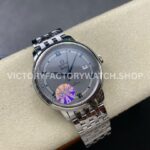 GT Factory Omega De Ville Prestige 424.10.40.20.02.001 39.5mm Full Steel Blue Roman Number Silver Dial (7) GT Factory Omega De Ville Prestige 424.10.40.20.02.001 39.5mm Full Steel Blue Roman Number Silver Dial