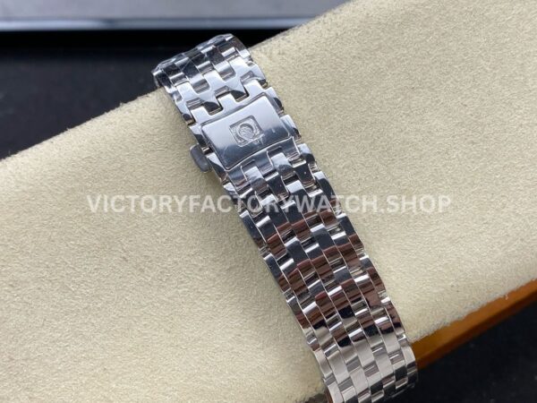 GT Factory Omega De Ville Prestige 424.10.40.20.02.002 39.5mm Full Steel Gold Roman Number Silver Dial (7) GT Factory Omega De Ville Prestige 424.10.40.20.02.002 39.5mm Full Steel Gold Roman Number Silver Dial