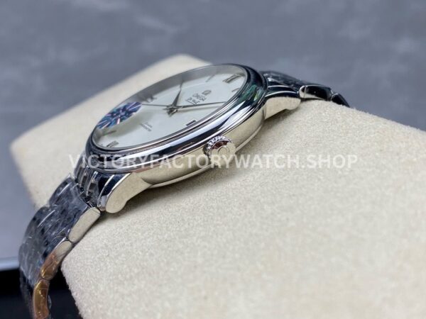 GT Factory Omega De Ville Prestige 424.10.40.20.02.003 39.5mm Full Steel Roman Number White Dial