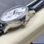 KM Factory Vacheron Constantin Patrimony 47200000G-9019 40mm White Gold Leather Strap Diamond Bezel White ( KM Factory Vacheron Constantin Patrimony 47200/000G-9019 40mm White Gold Leather Strap Diamond Bezel White Dial