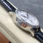 KM Factory Vacheron Constantin Patrimony 47200000G-9019 40mm White Gold Leather Strap Diamond Bezel White ( (5) KM Factory Vacheron Constantin Patrimony 47200/000G-9019 40mm White Gold Leather Strap Diamond Bezel White Dial