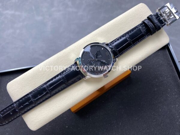 KM Factory Vacheron Constantin Patrimony 47200000G-9019 White Gold Black Dial (6) KM Factory Vacheron Constantin Patrimony 47200/000G-9019 40mm White Gold Leather Strap Black Dial