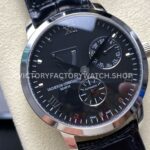 KM Factory Vacheron Constantin Patrimony 47200000G-9019 White Gold Black Dial (8) KM Factory Vacheron Constantin Patrimony 47200/000G-9019 40mm White Gold Leather Strap Black Dial