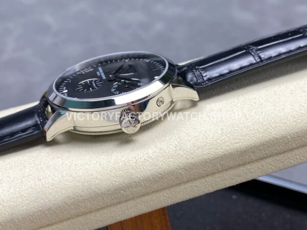KM Factory Vacheron Constantin Patrimony 47200000G-9019 White Gold Black Dial (9) KM Factory Vacheron Constantin Patrimony 47200/000G-9019 40mm White Gold Leather Strap Black Dial