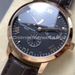 KM Factory Vacheron Constantin Patrimony 47200000J-9018 40mm Rose Gold Leather Strap Black Dial (3) KM Factory Vacheron Constantin Patrimony 47200000J-9018 40mm Rose Gold Leather Strap Black Dial