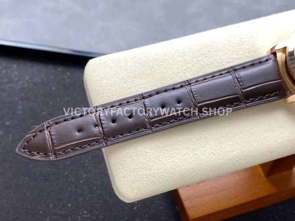 KM Factory Vacheron Constantin Patrimony 47200000J-9018 40mm Rose Gold Leather Strap Black Dial (4) KM Factory Vacheron Constantin Patrimony 47200000J-9018 40mm Rose Gold Leather Strap Black Dial