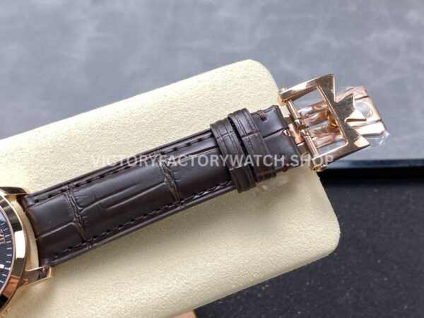 KM Factory Vacheron Constantin Patrimony 47200000J-9018 40mm Rose Gold Leather Strap Black Dial (5) KM Factory Vacheron Constantin Patrimony 47200000J-9018 40mm Rose Gold Leather Strap Black Dial