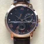 KM Factory Vacheron Constantin Patrimony 47200000J-9018 40mm Rose Gold Leather Strap Black Dial (8) KM Factory Vacheron Constantin Patrimony 47200 000J 9018 40mm rose gold leather strap black dial replica watch