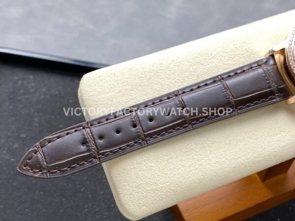 KM Factory Vacheron Constantin Patrimony 47200000J-9018 40mm Rose Gold Leather Strap Diamond Bezel Black Di ( KM Factory Vacheron Constantin Patrimony 47200000J-9018 40mm Rose Gold Leather Strap Diamond Bezel Black Dial