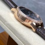 KM Factory Vacheron Constantin Patrimony 47200000J-9018 40mm Rose Gold Leather Strap Diamond Bezel Black Di ( (9) KM Factory Vacheron Constantin Patrimony 47200000J-9018 40mm Rose Gold Leather Strap Diamond Bezel Black Dial