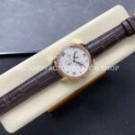 KM Factory Vacheron Constantin Patrimony 47200000J-9018 Rose Gold Diamond Bezel White Dial (9) KM Factory Vacheron Constantin Patrimony 47200/000J-9018 40mm Rose Gold Leather Strap Diamond Bezel White Dial