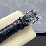 KM Factory Vacheron Constantin Patrimony 47200/000G-9019 40mm Leather Strap White Gold Diamond Bezel White Dial
