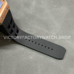 KU Factory Richard Mille RM 11-03 44.5mm Rose Gold Black Rubber Strap Skeletonized Dial