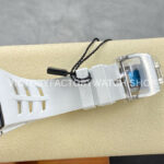 KU Factory Richard Mille RM 11-03 44.5mm Titanium White Rubber Strap Arabic Numerals Skeletoni (3) KU Factory Richard Mille RM 11-03 44.5mm Titanium White Rubber Strap Arabic Numerals Skeletonized Dial
