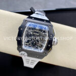 KU Factory Richard Mille RM 11-03 44.5mm Titanium White Rubber Strap Arabic Numerals Skeletoni (5) KU Factory Richard Mille RM 11-03 44.5mm Titanium White Rubber Strap Arabic Numerals Skeletonized Dial