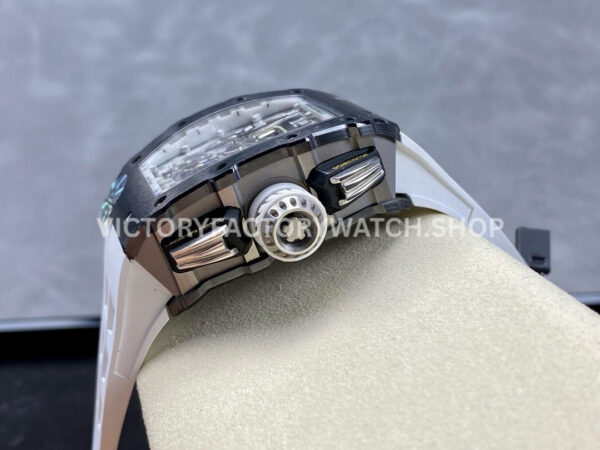 KU Factory Richard Mille RM 11-03 44.5mm Titanium White Rubber Strap Arabic Numerals Skeletoni KU Factory Richard Mille RM 11-03 44.5mm Titanium White Rubber Strap Arabic Numerals Skeletonized Dial